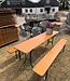 Original beer set – folding beer table with benches