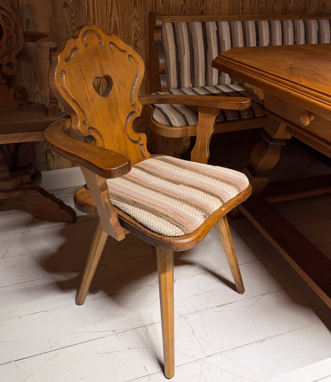 Stube set | Hoekbank met tafel en stoelen | Oostenrijkse zithoek