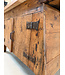 Vintage wooden workbench with doors