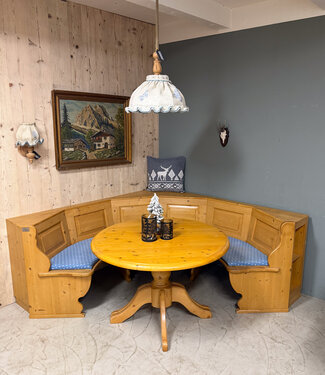 Oldwood Rundsitzgruppe im alpinen Stil | Stube-Set | Österreichisches Ecksofa