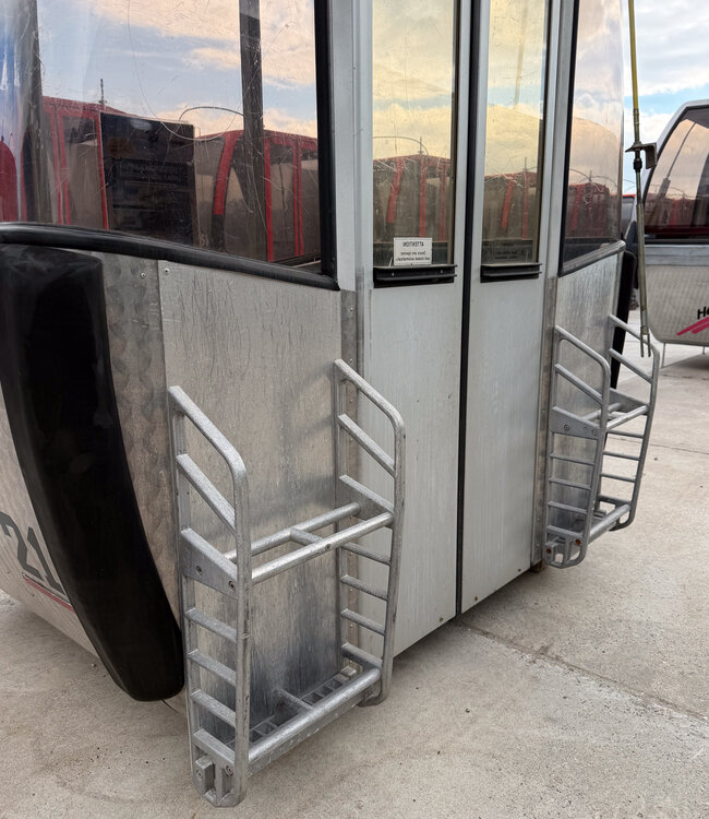 Old vintage ski lift gondola from Kappl, Tyrol No. 21