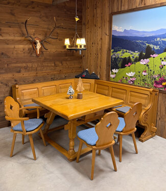 Oldwood Essgruppe aus österreichischer Eiche | Alpen Stube-Set