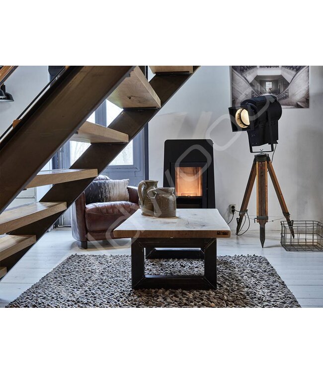 Tree trunk coffee table