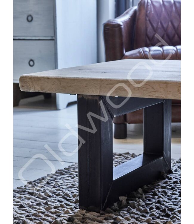 Boomstam salontafel