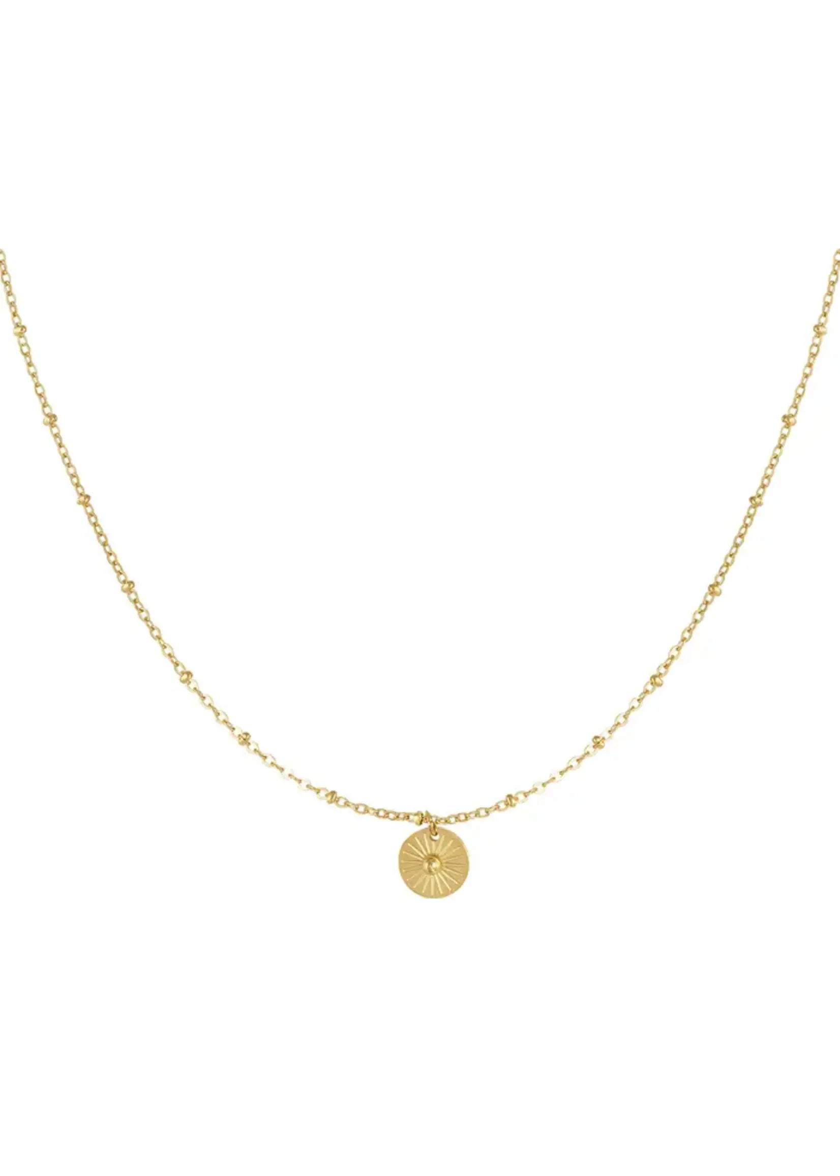 Necklace With Coin Gold