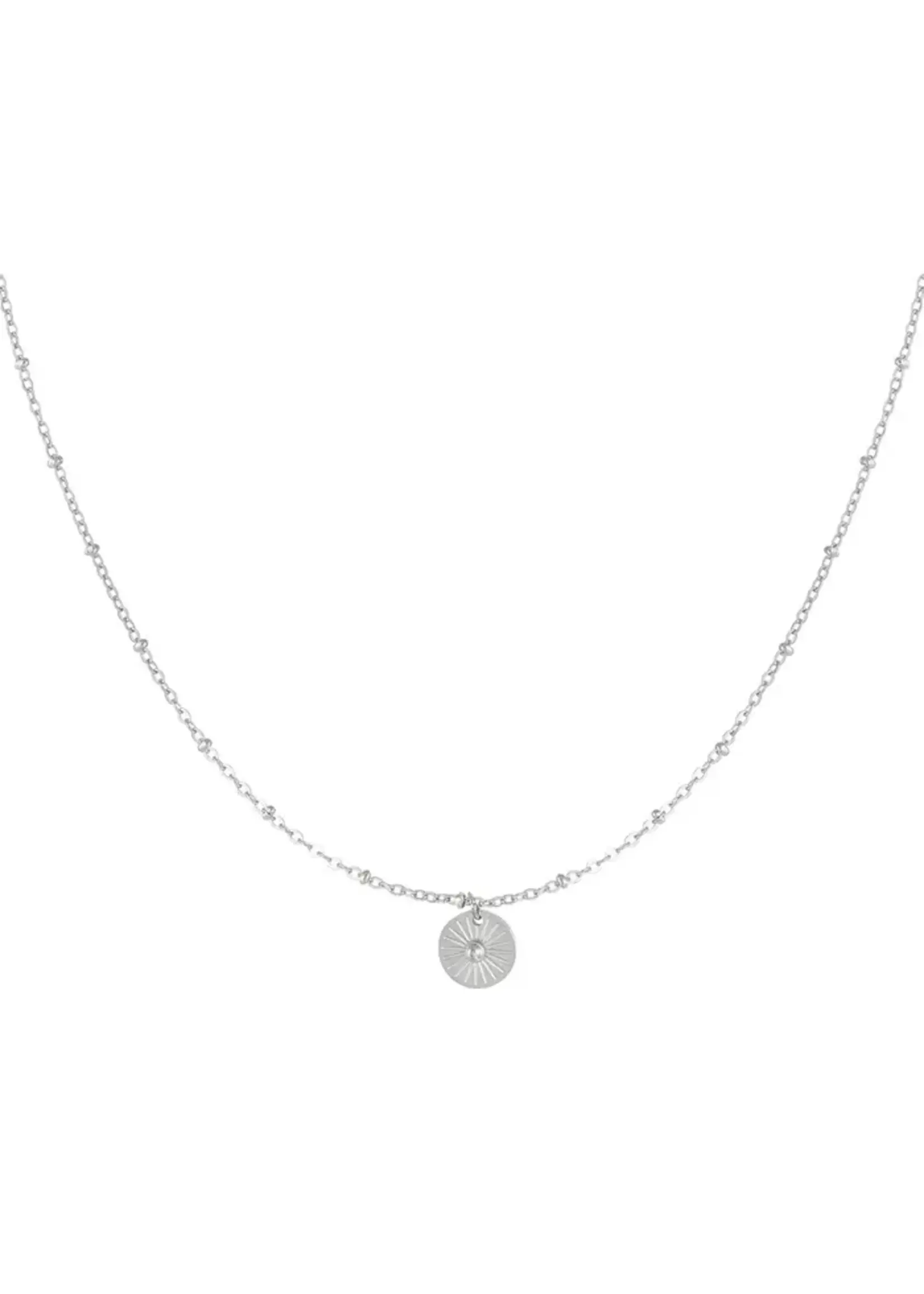 Necklace With Coin Silver