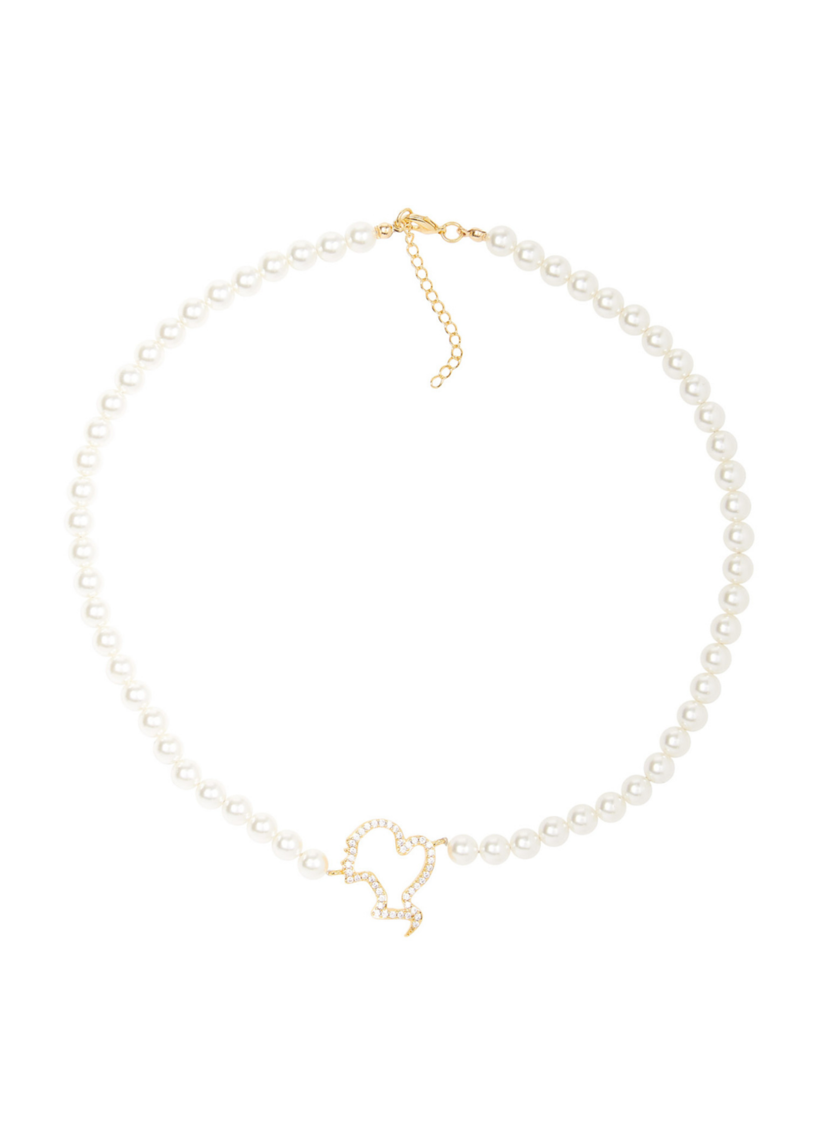 Reinders Necklace Pearls Gold