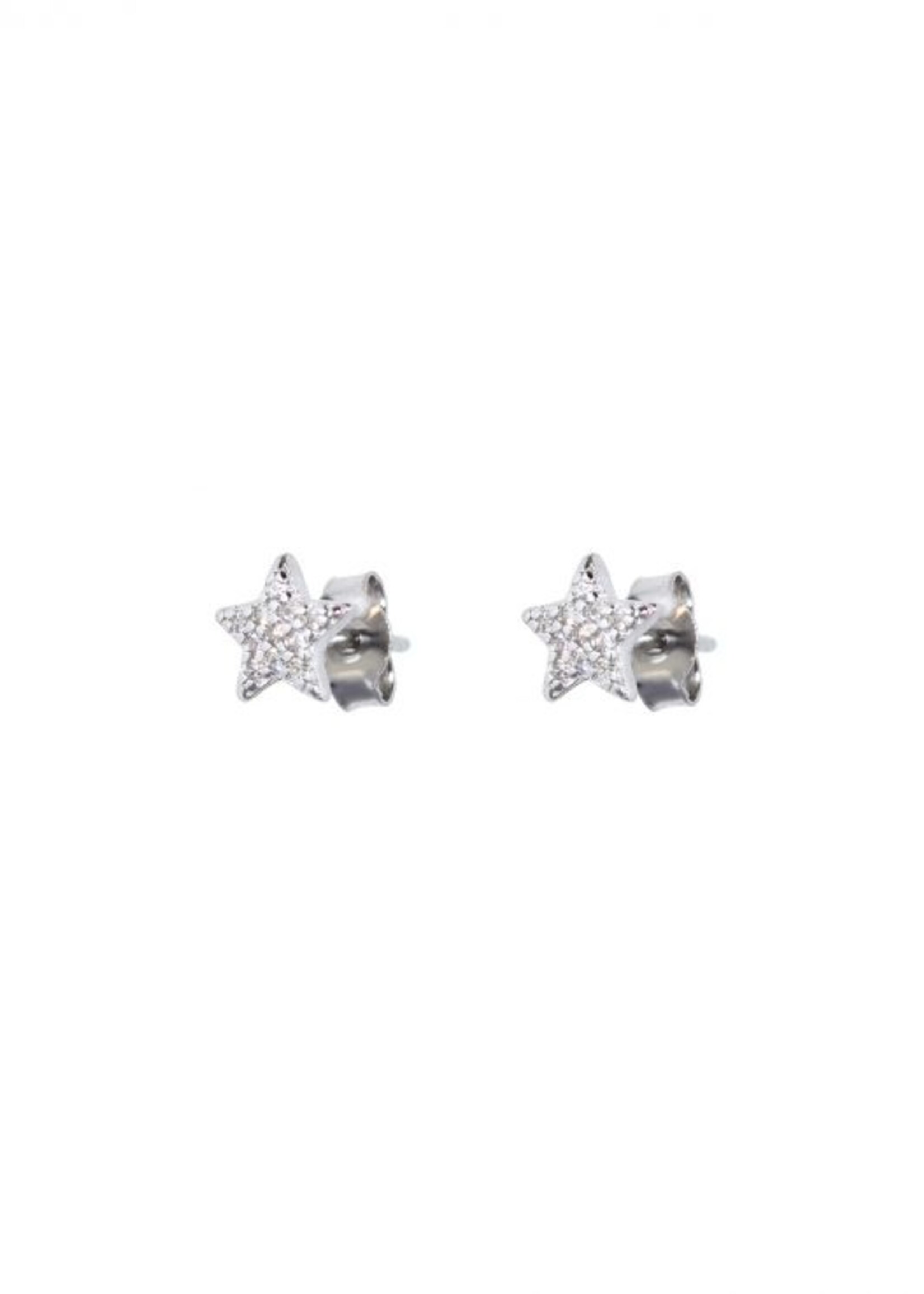 Star Earrings Mini Silver