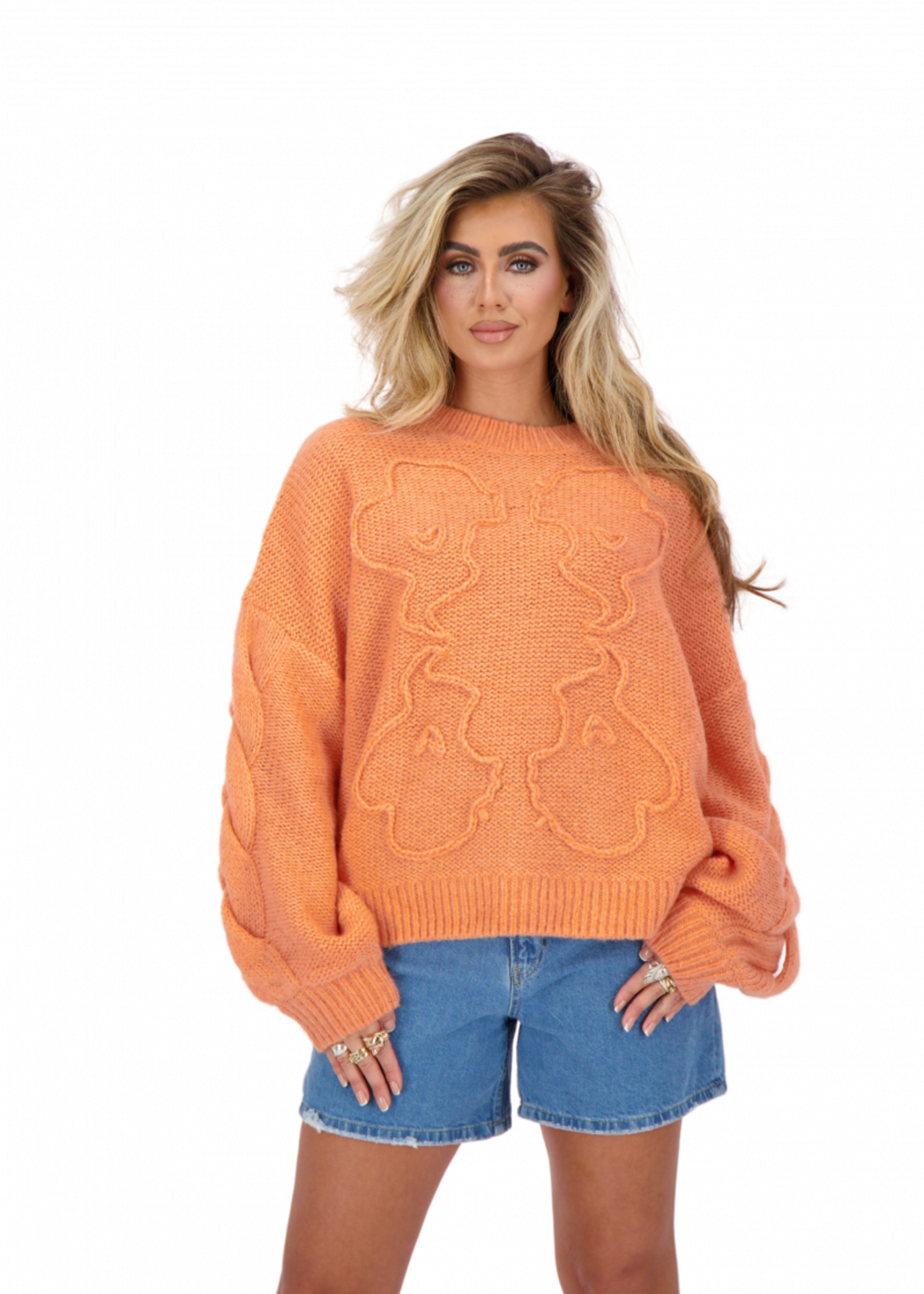 Reinders Lima Wool Sweater Orange