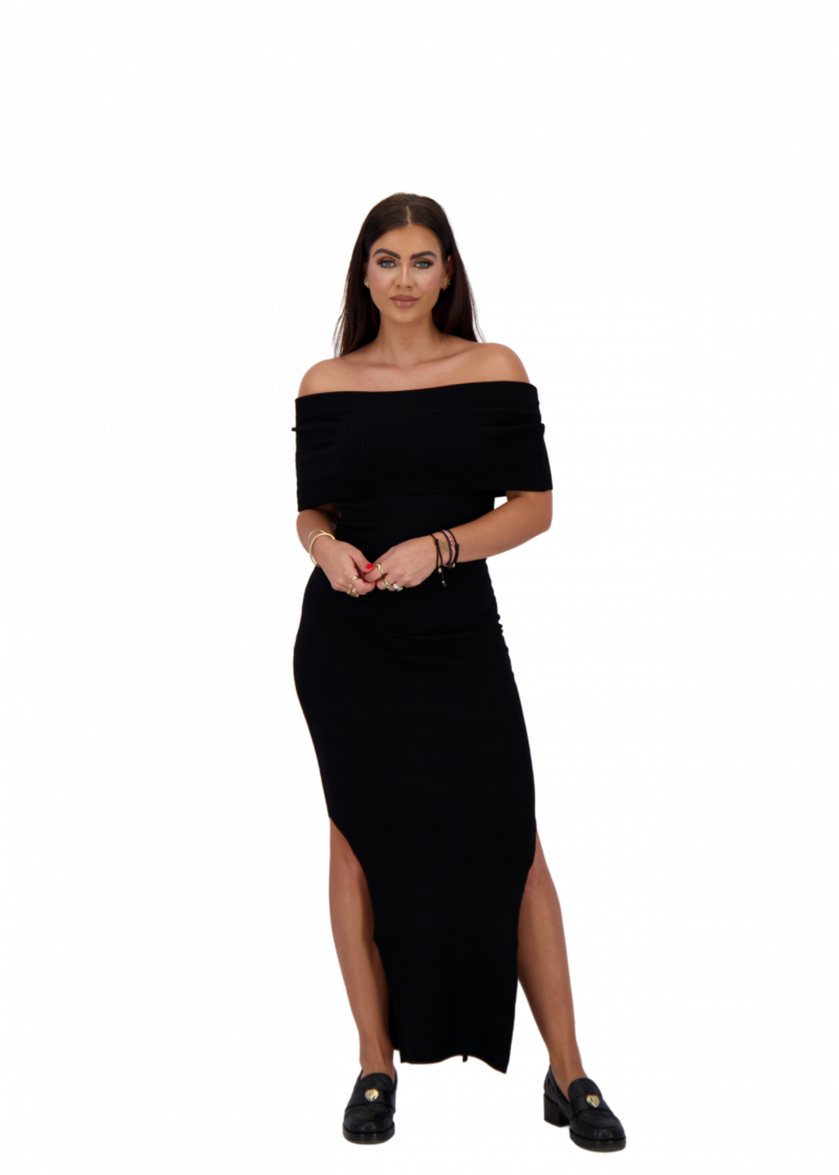 Reinders Chloe Knitwear Dress Black