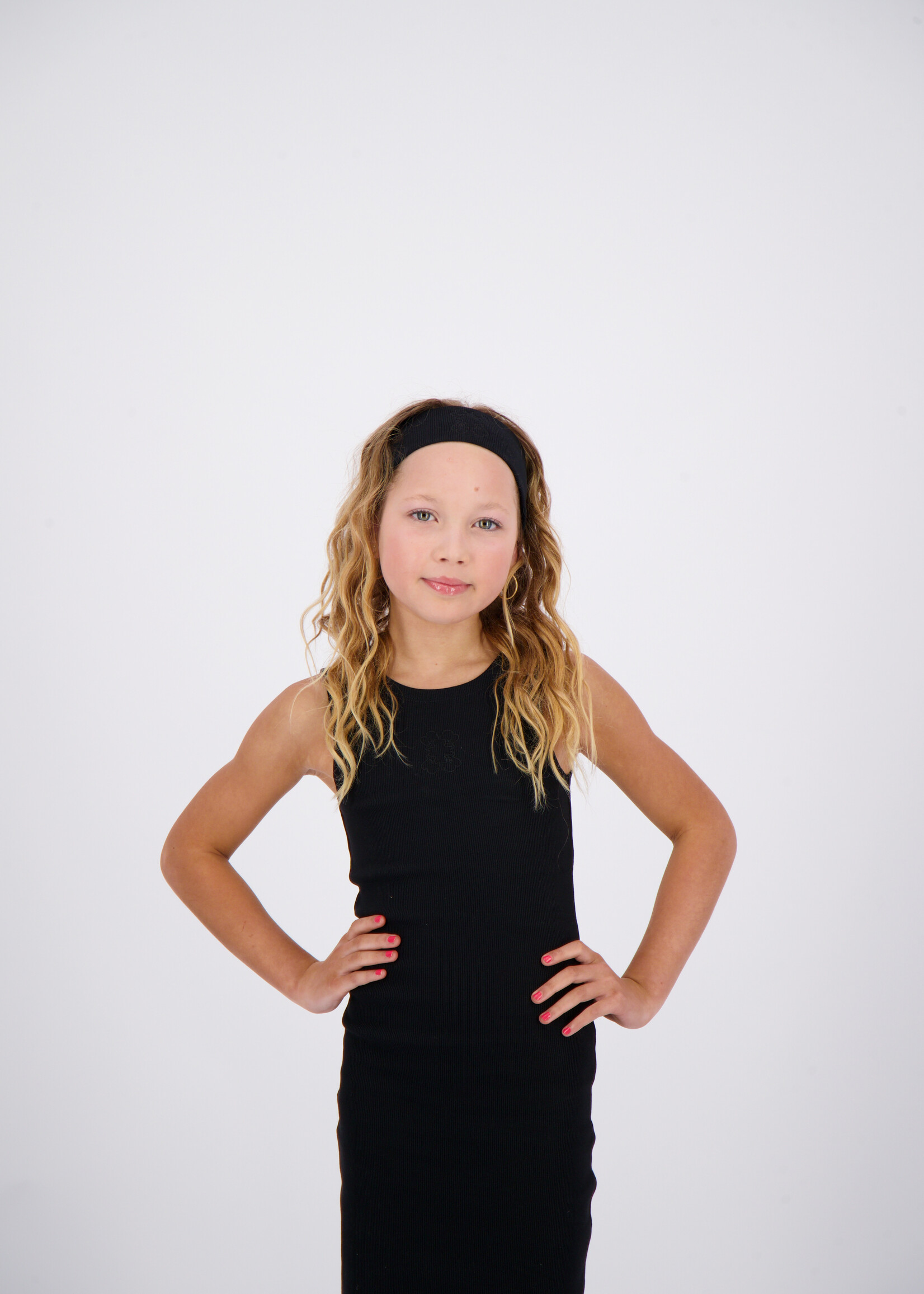 Reinders Reinders Kids Tank Dress Split Black