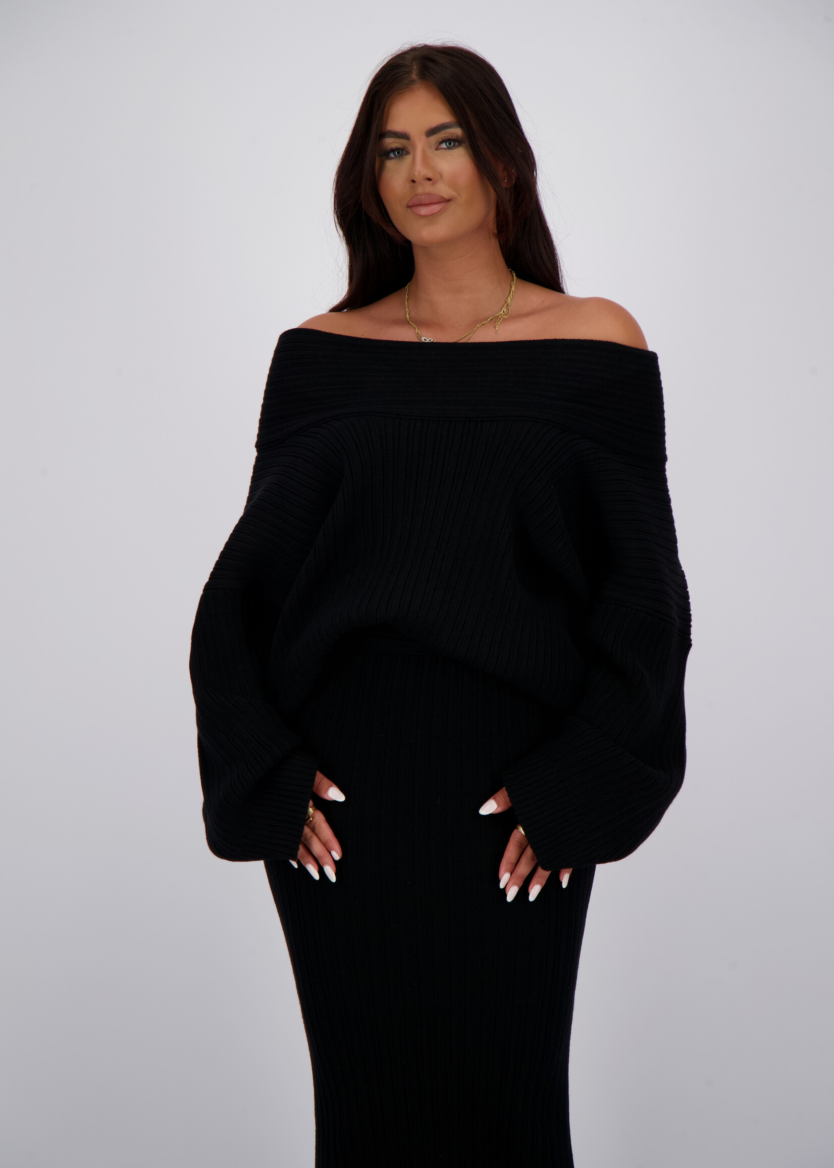 Reinders Kourtney Knit Sweater Black