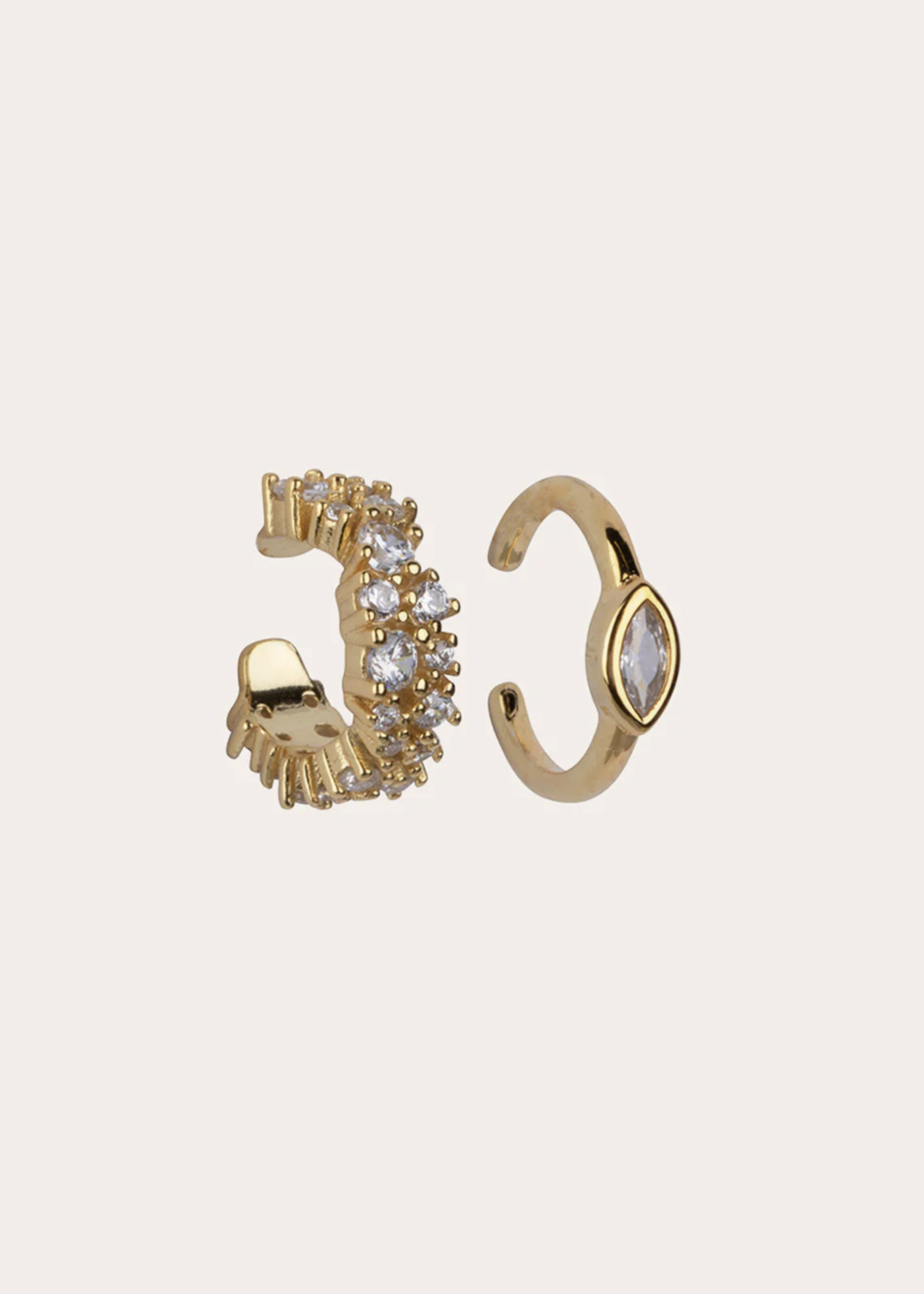 Venice Ear Cuff Set Goud - Franky Amsterdam