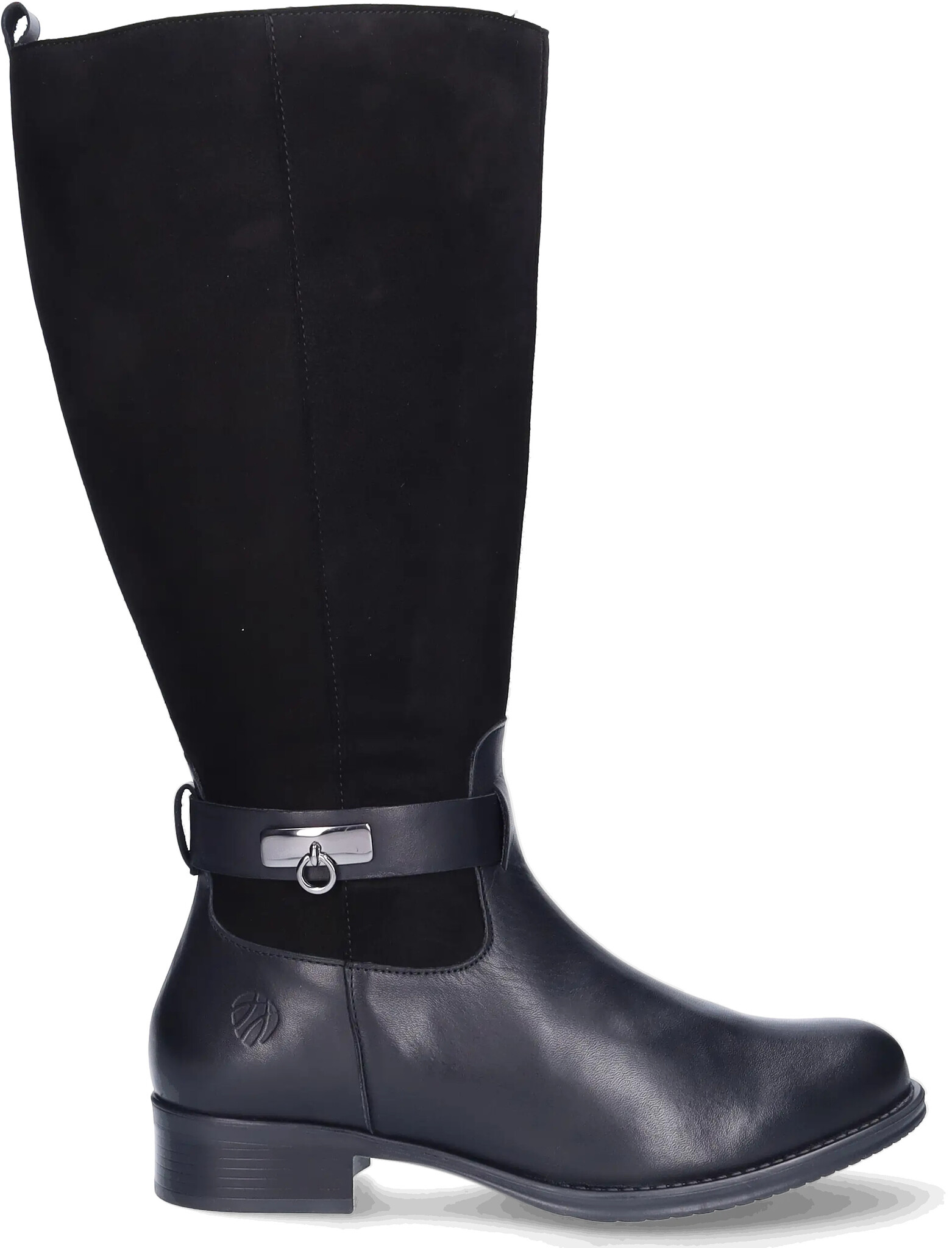 Cheddar - Black - Narrow Calf Boots - JJ Footwear US