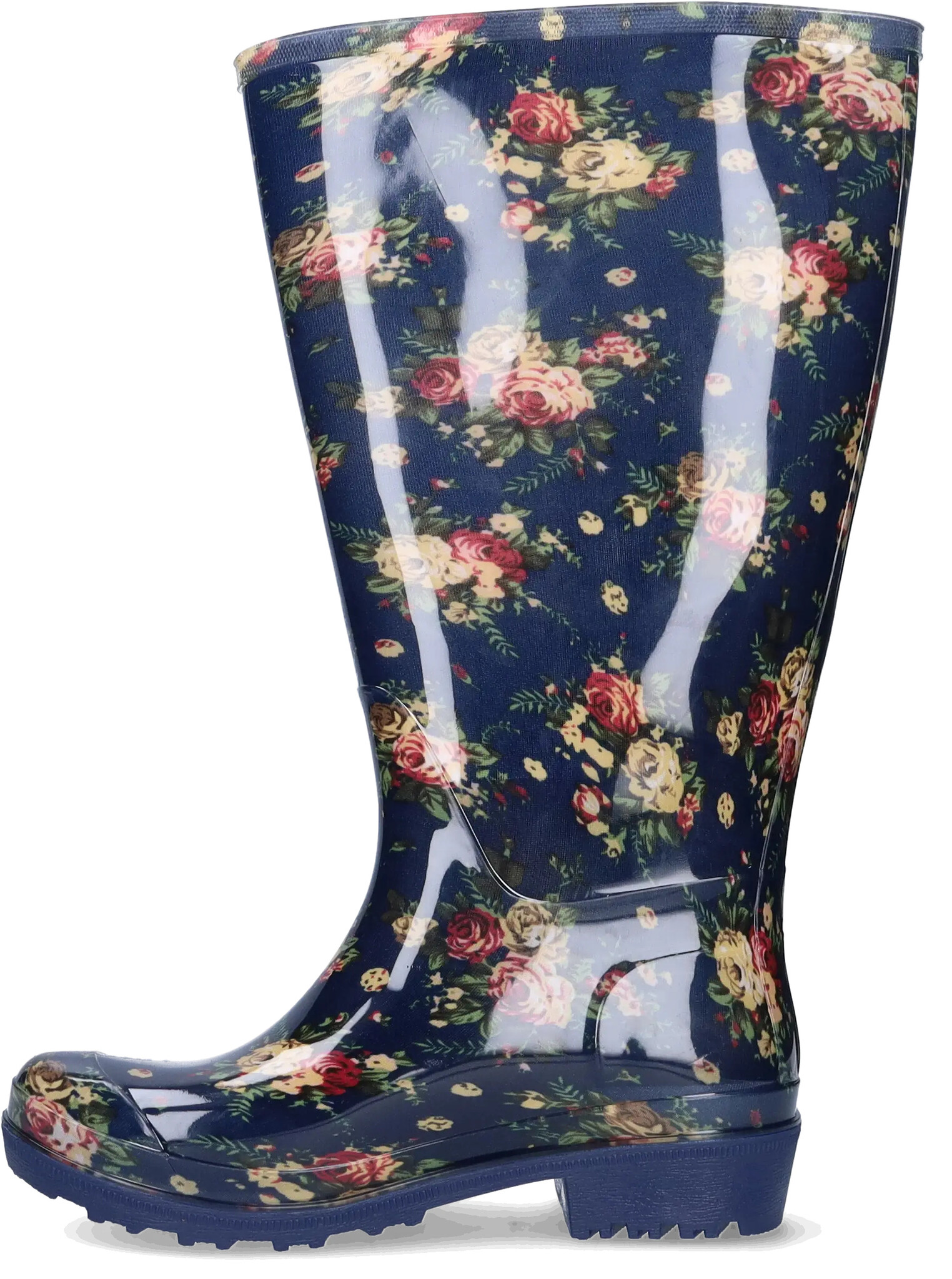 Wellies Blue Flowers