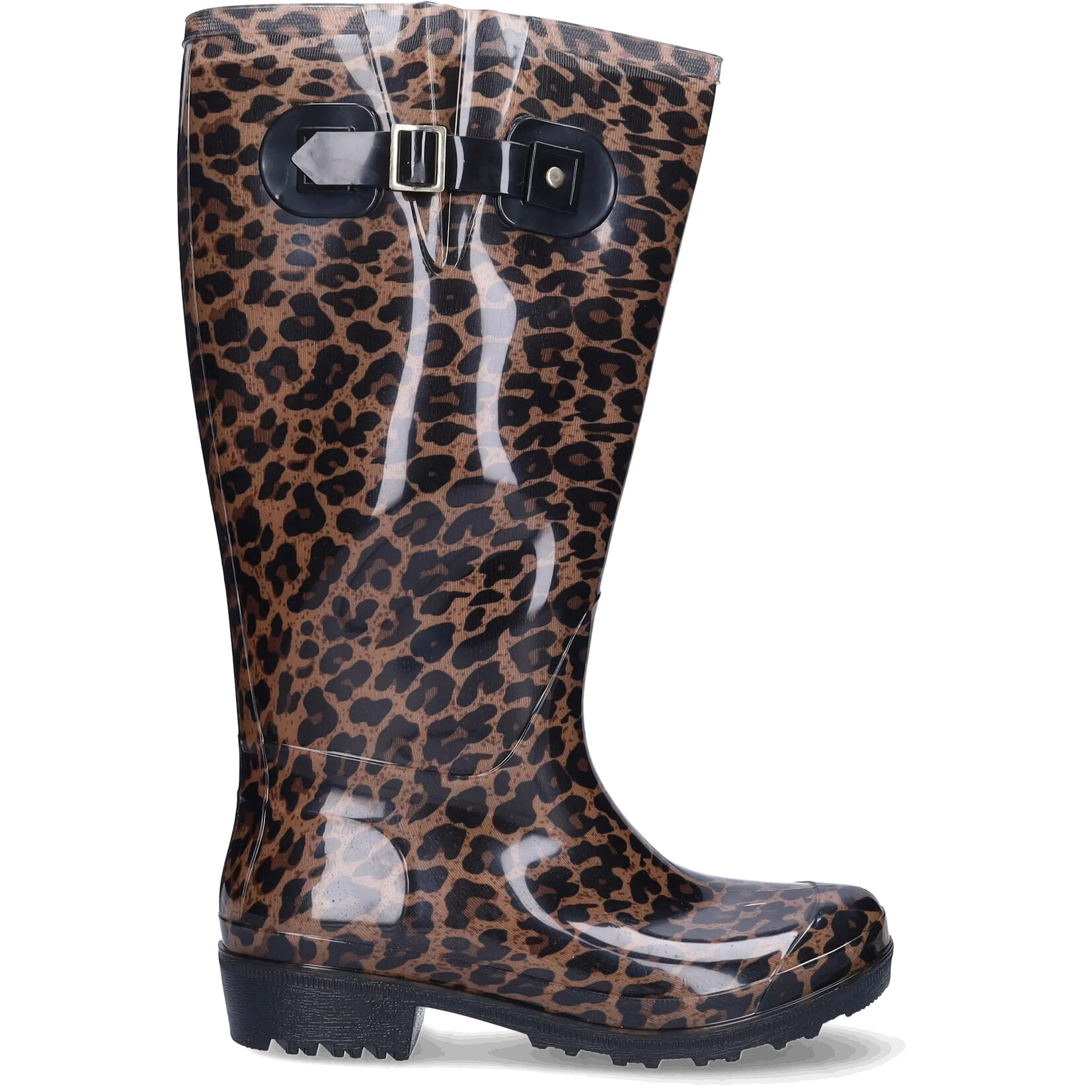 JJ Footwear Wellies - Brown/Beige leopard