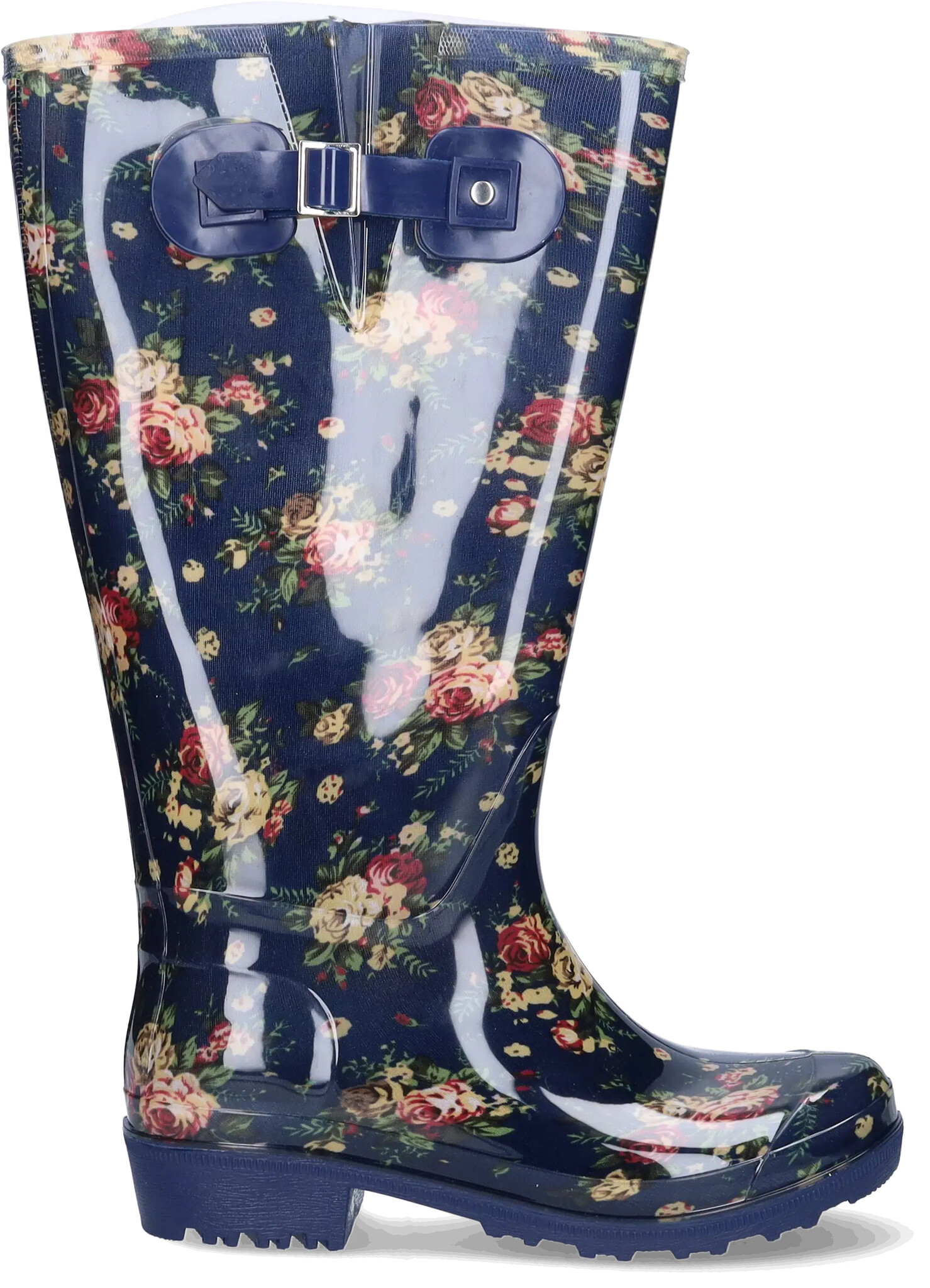 Wellies Blue Flowers