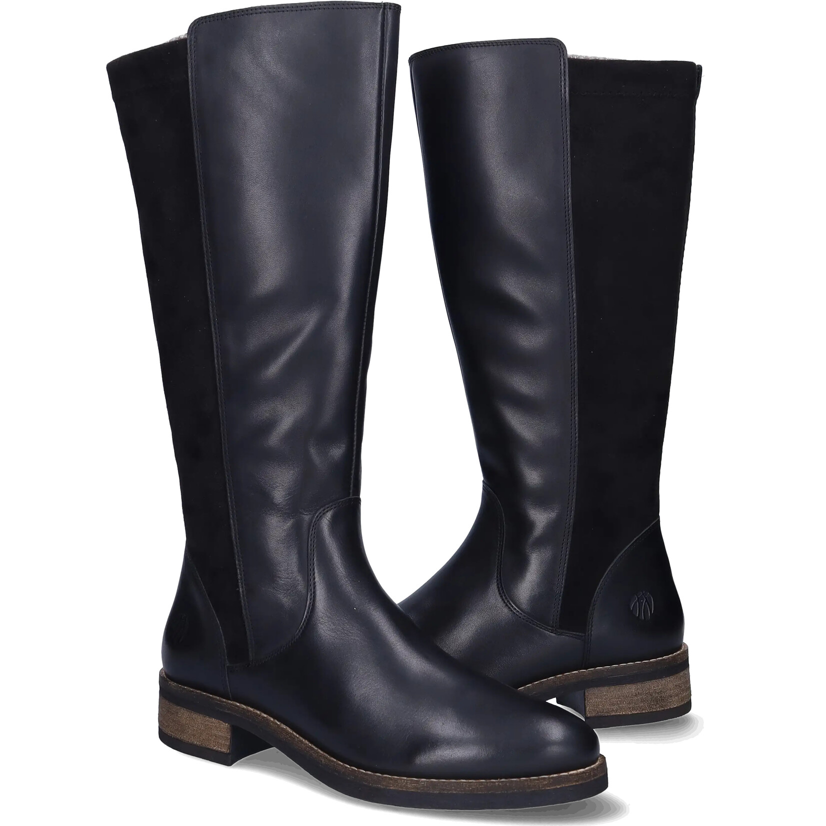 Annfield Extra Wide Calf Extra Wide Calf Ladies Boot Black Nappa