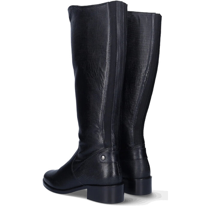 Botta Botta - Black Faux Lizard Print