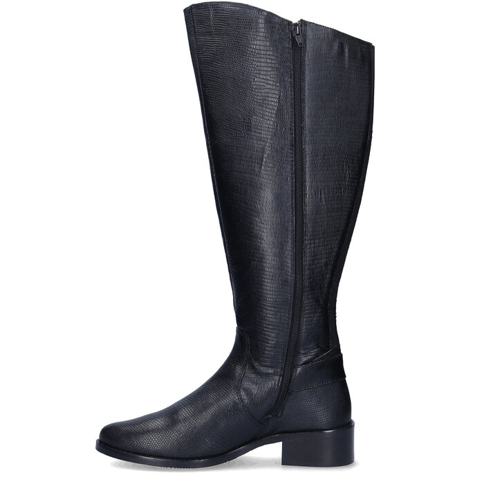 Botta Botta - Black Faux Lizard Print