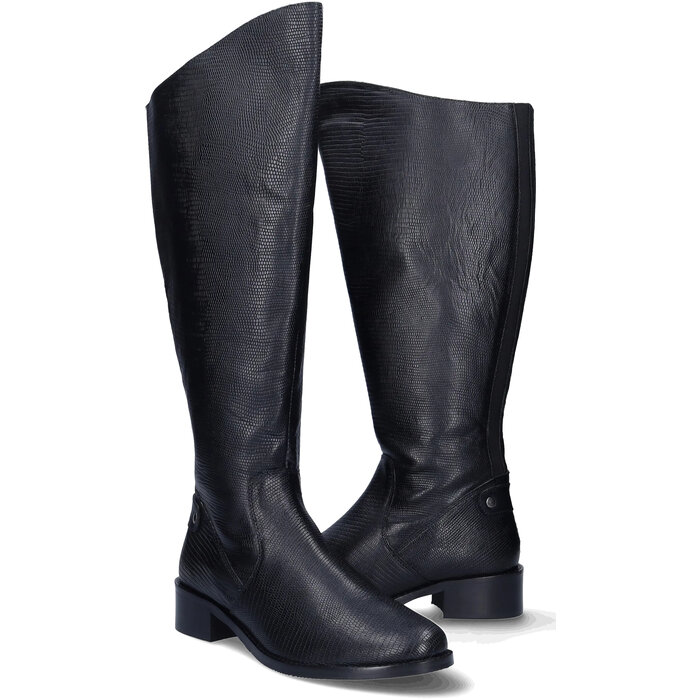 Botta Botta - Black Faux Lizard Print