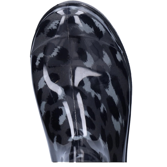 Wellies Wellies - Black Gray Leopard