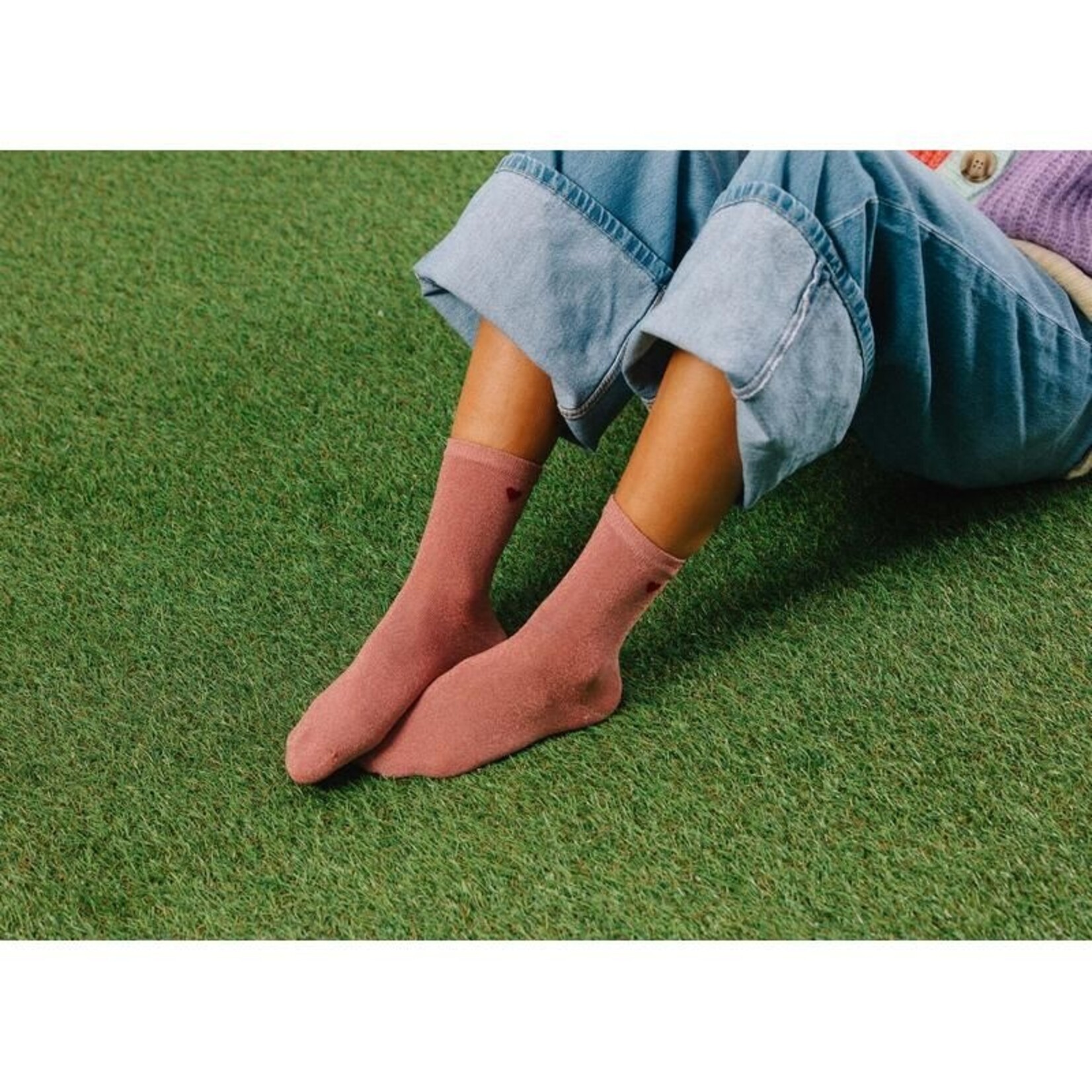 EMS, Socks, Love Me, Red