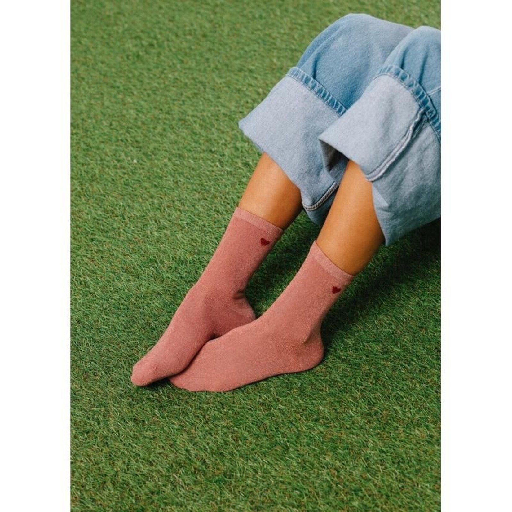 EMS, Socks, Love Me, Red