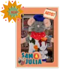 Sam & Julia Knuffeltje De Kunstenaar