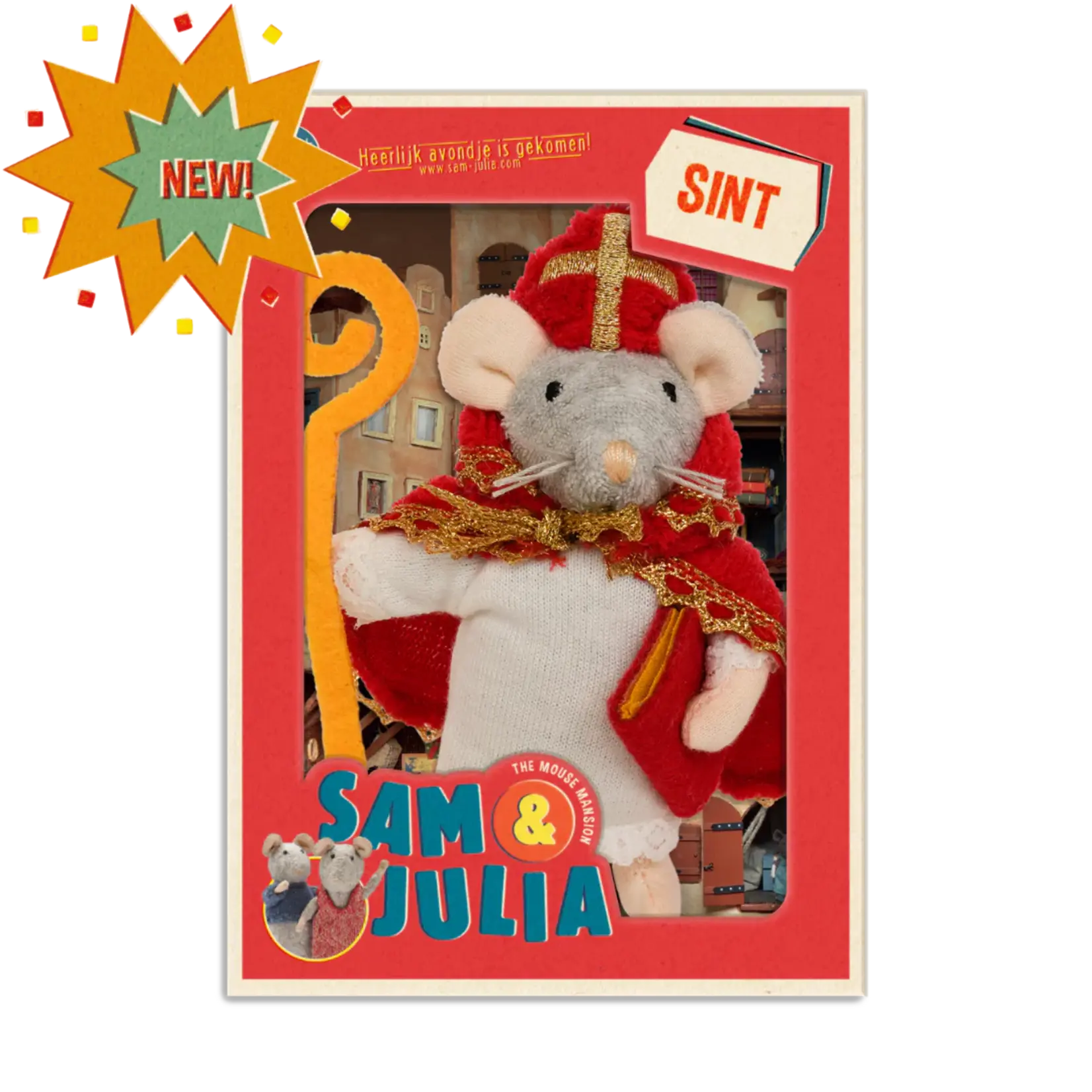 Het Muizenhuis Knuffeltje Sinterklaas