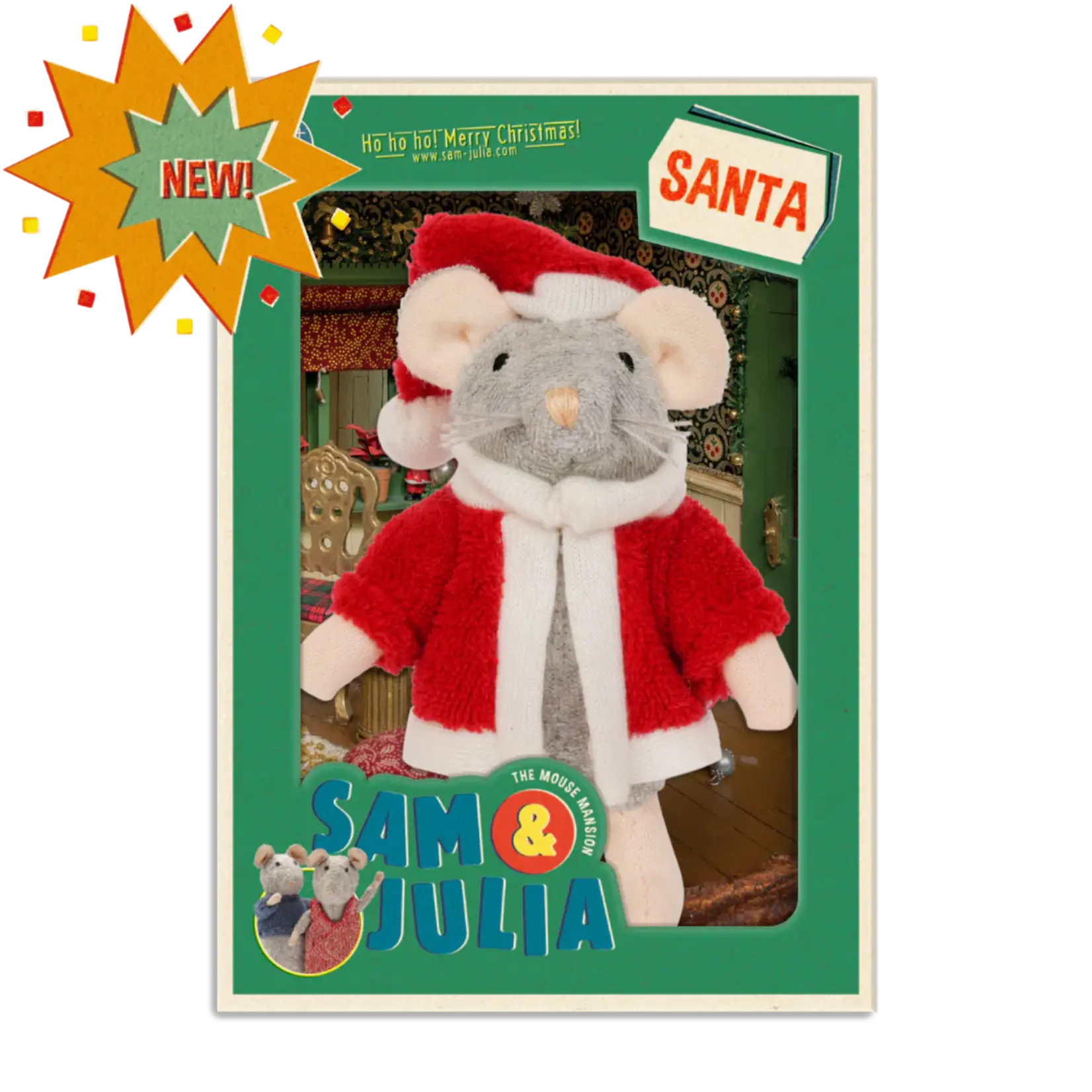 Sam & Julia Knuffeltje Santa