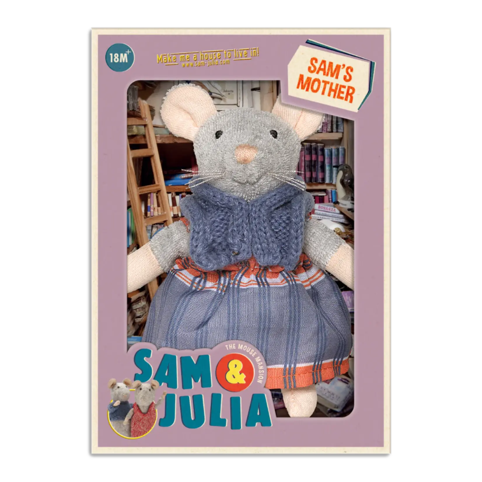 Sam & Julia Knuffeltje Moeder Sam