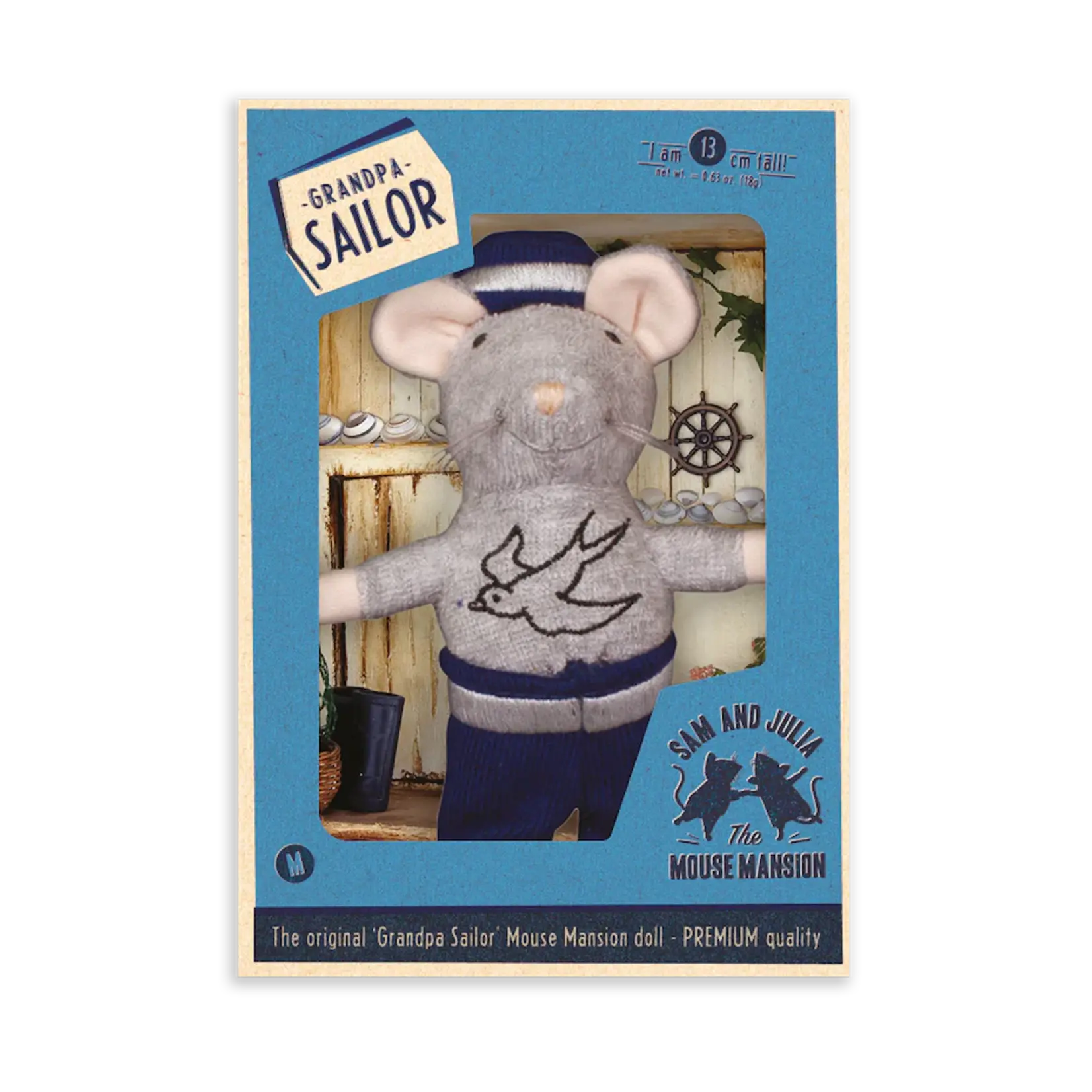 Sam & Julia Knuffeltje Opa Zeeman