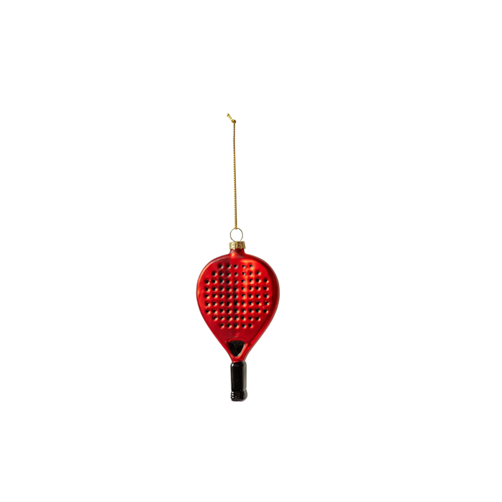 Yup in de boom Padelracket Rood Kerstornament
