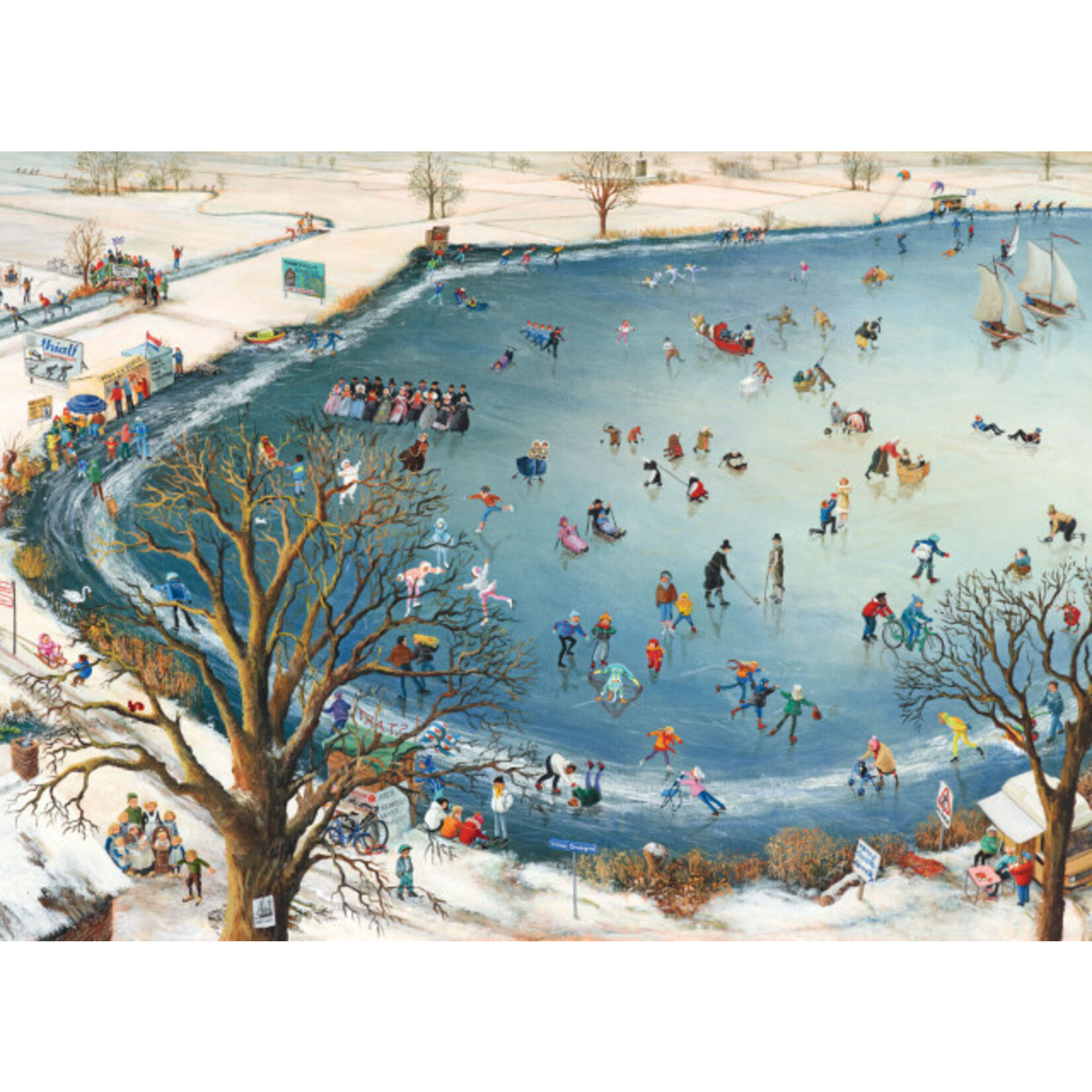 Puzzel (1.000 stukjes): IJsbaan, Charlotte Dematons