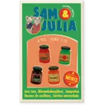 Sam & Julia Jampotten (4 stuks)