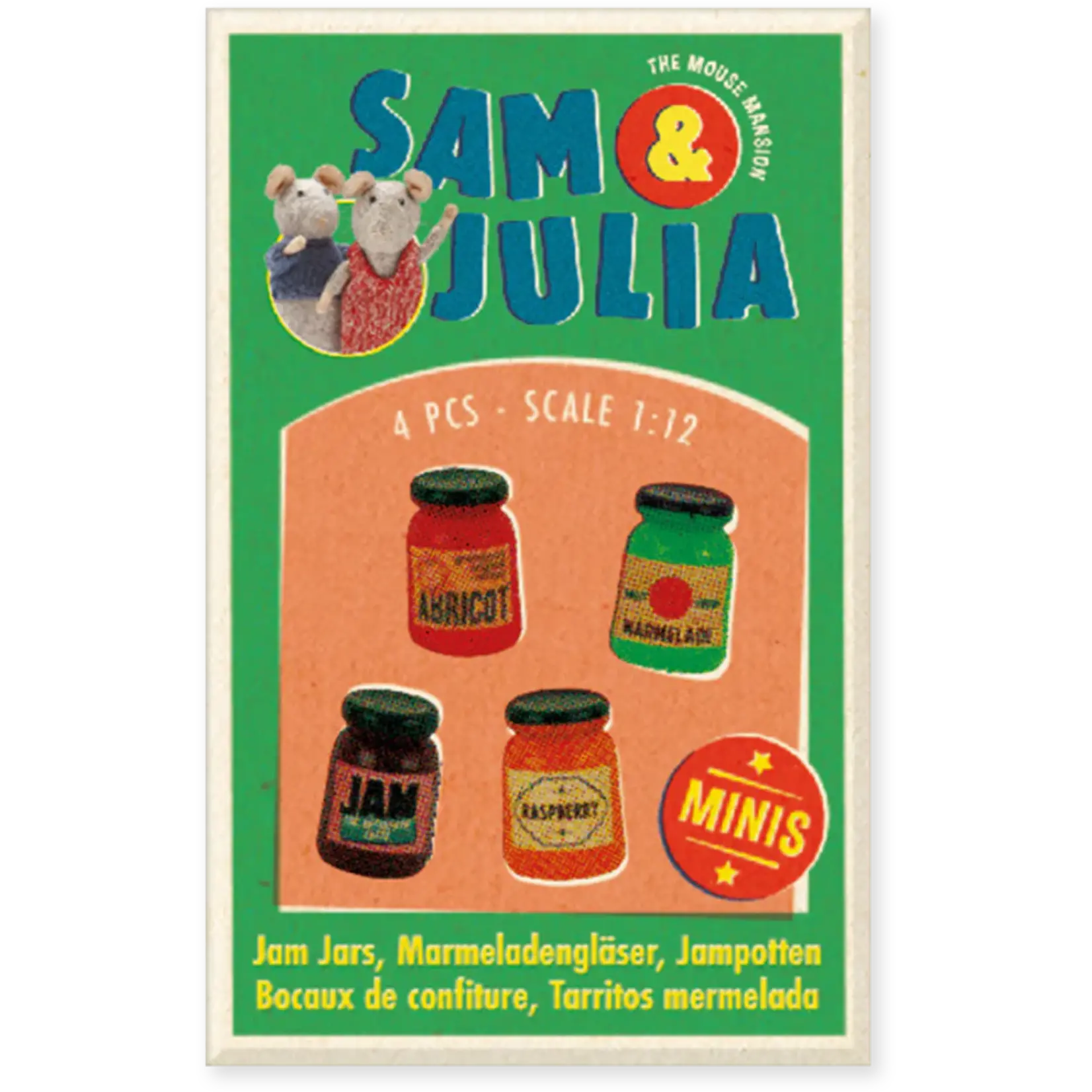 Sam & Julia Jampotten (4 stuks)