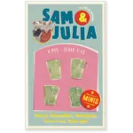 Sam & Julia Waterglazen (4 stuks)