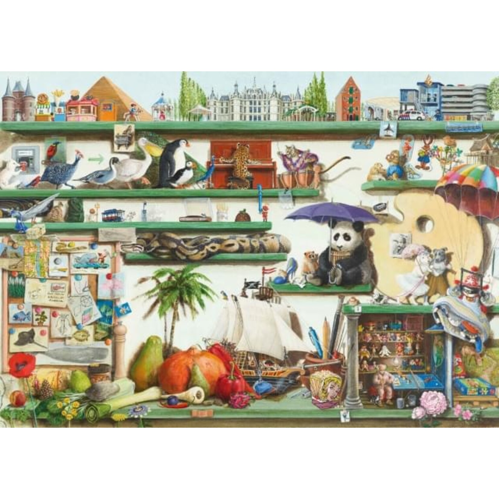 Puzzel (200 stukjes): Alfabet letter "P", Charlotte Dematons