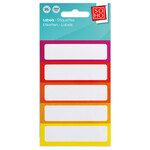 Soho Schooletiket gekleurde rand 25 stuks