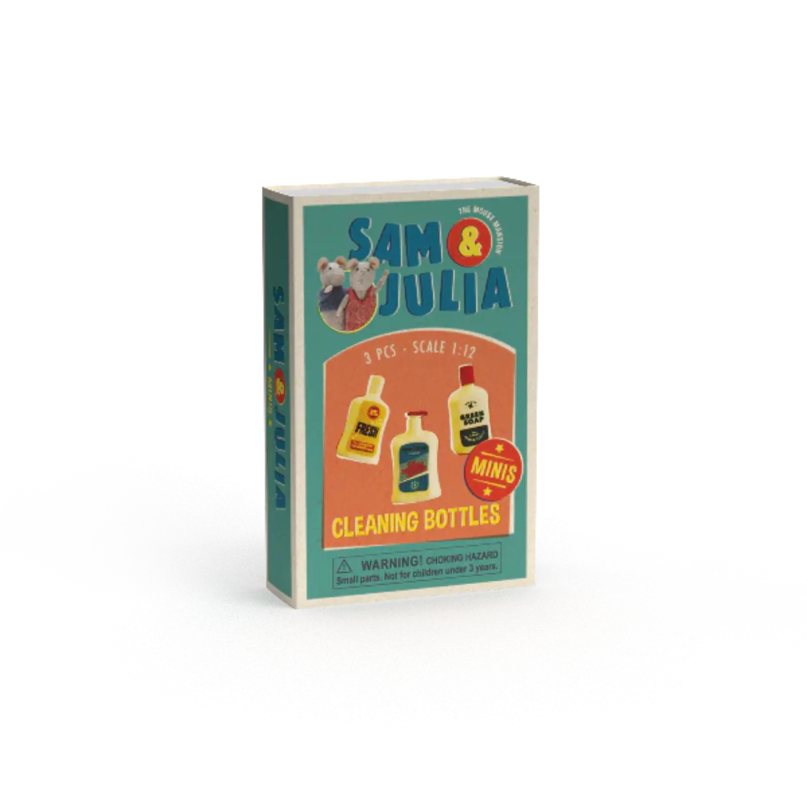 Het Muizenhuis Mini's - Schoonmaakflesjes (3 st)