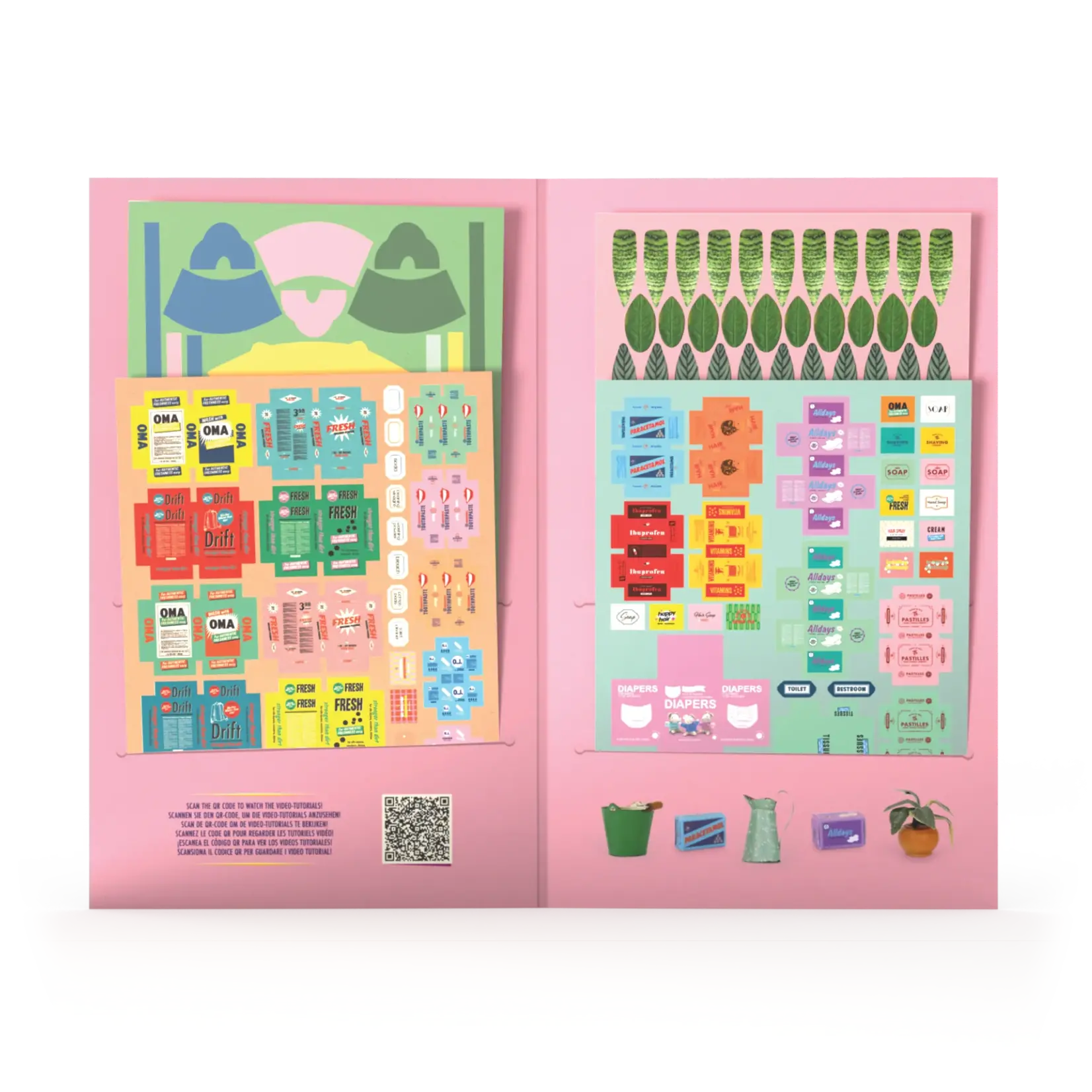 Sam & Julia Decoratievellen - Badkamer