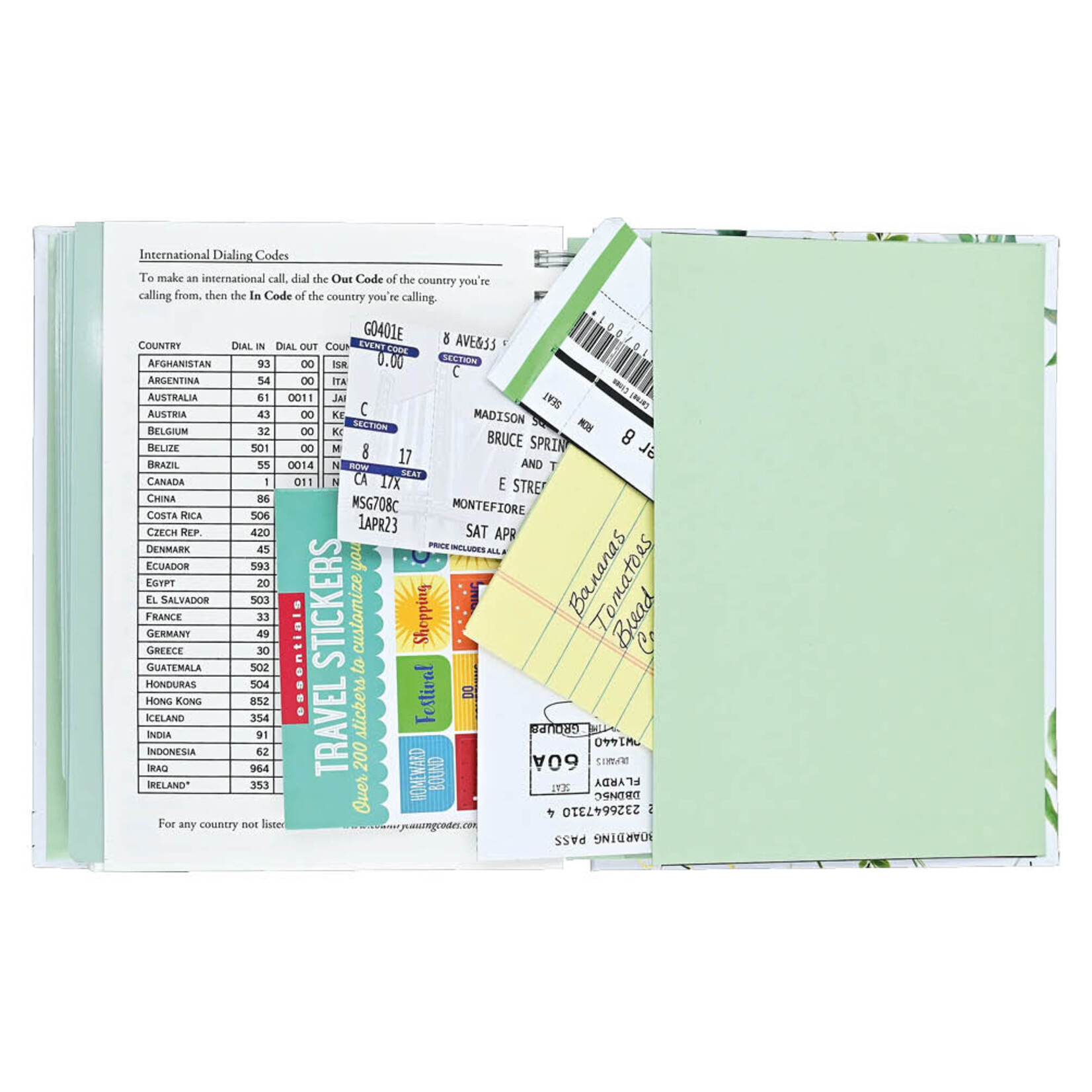 Addressbook Large  Peter Pauper Eucalyptus