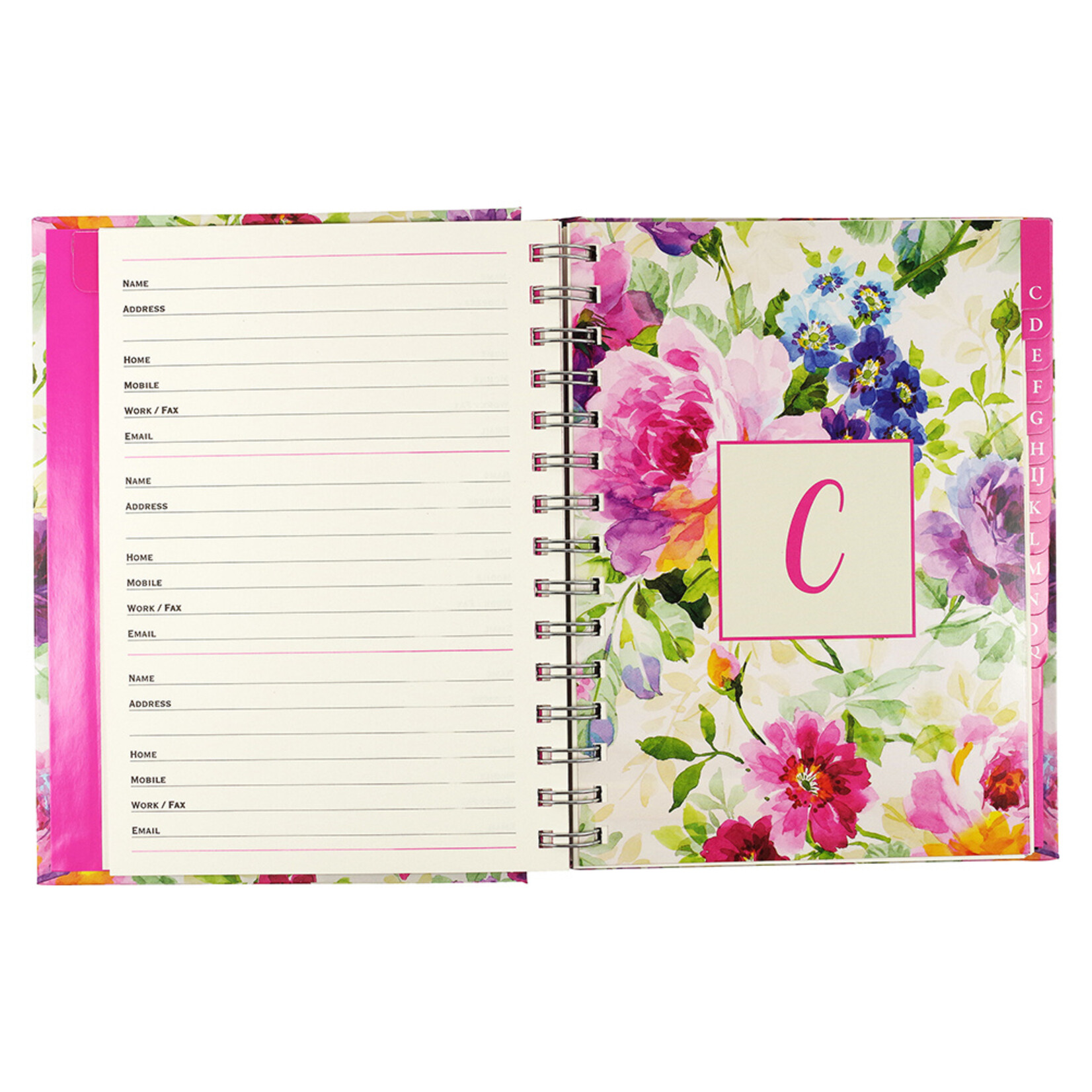 Peter Pauper Adressbook Large Peter Pauper Peony Garden