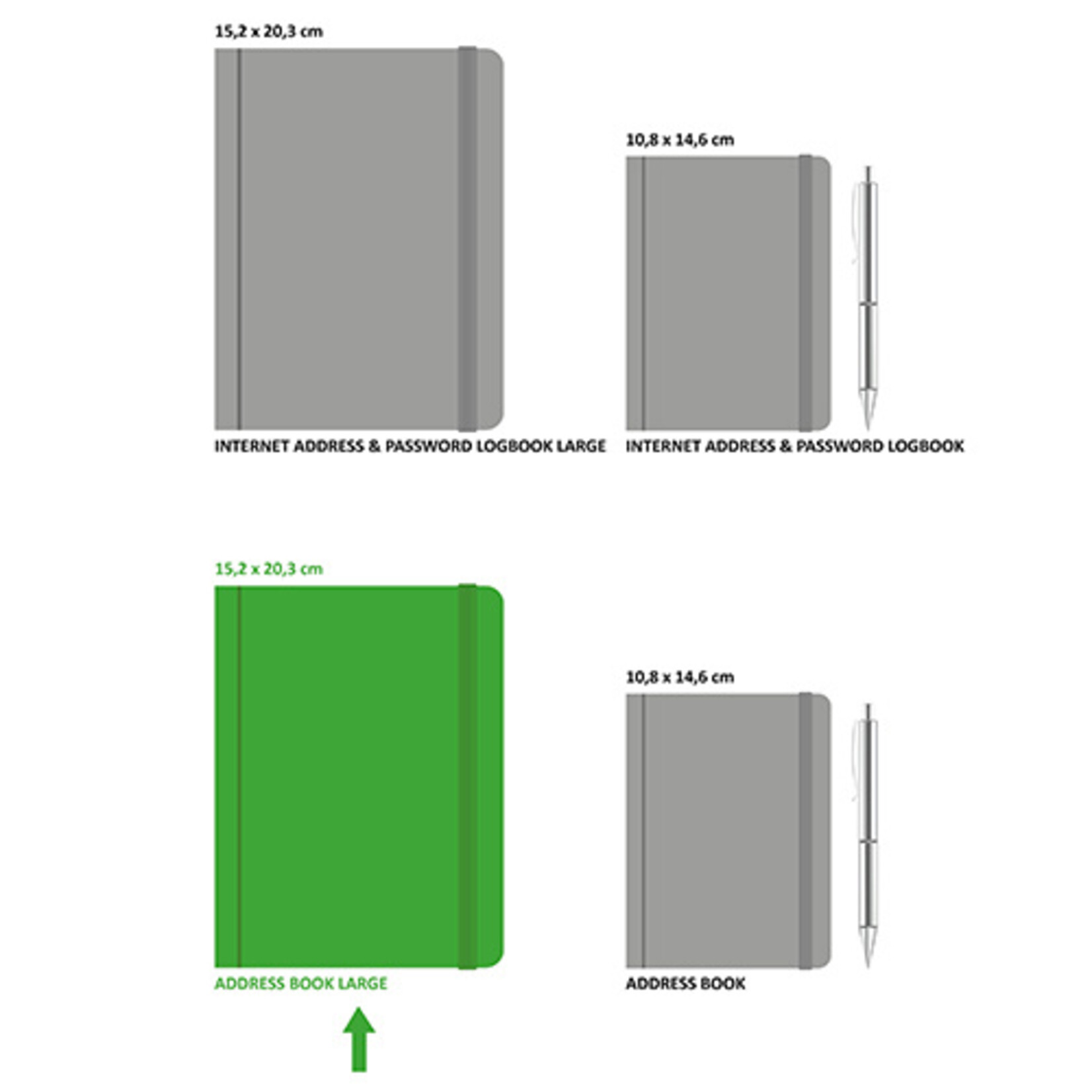 Peter Pauper Adressbook Large Peter Pauper Peony Garden