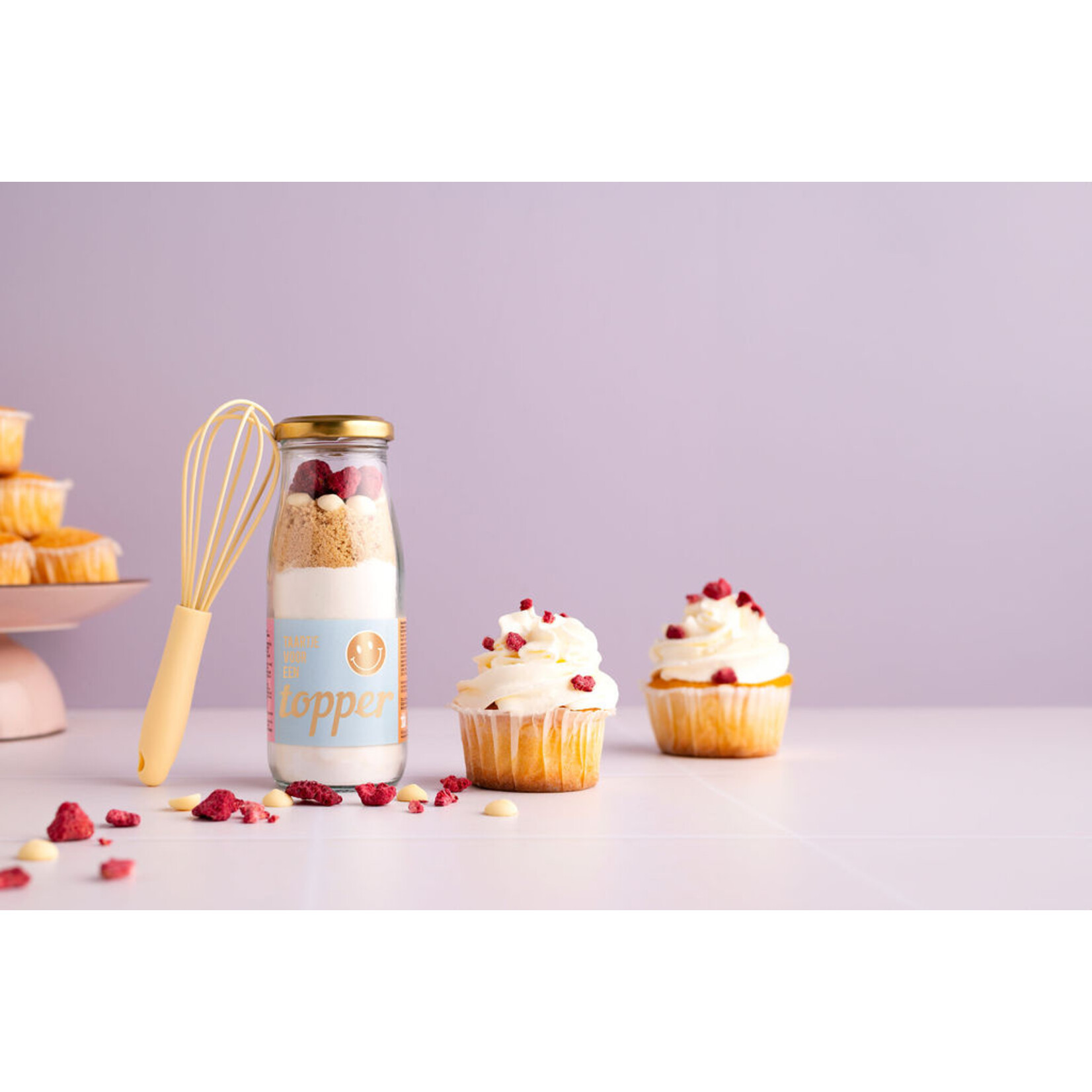 Eat your present bakflesje 250ml Taartje voor een topper! met garde