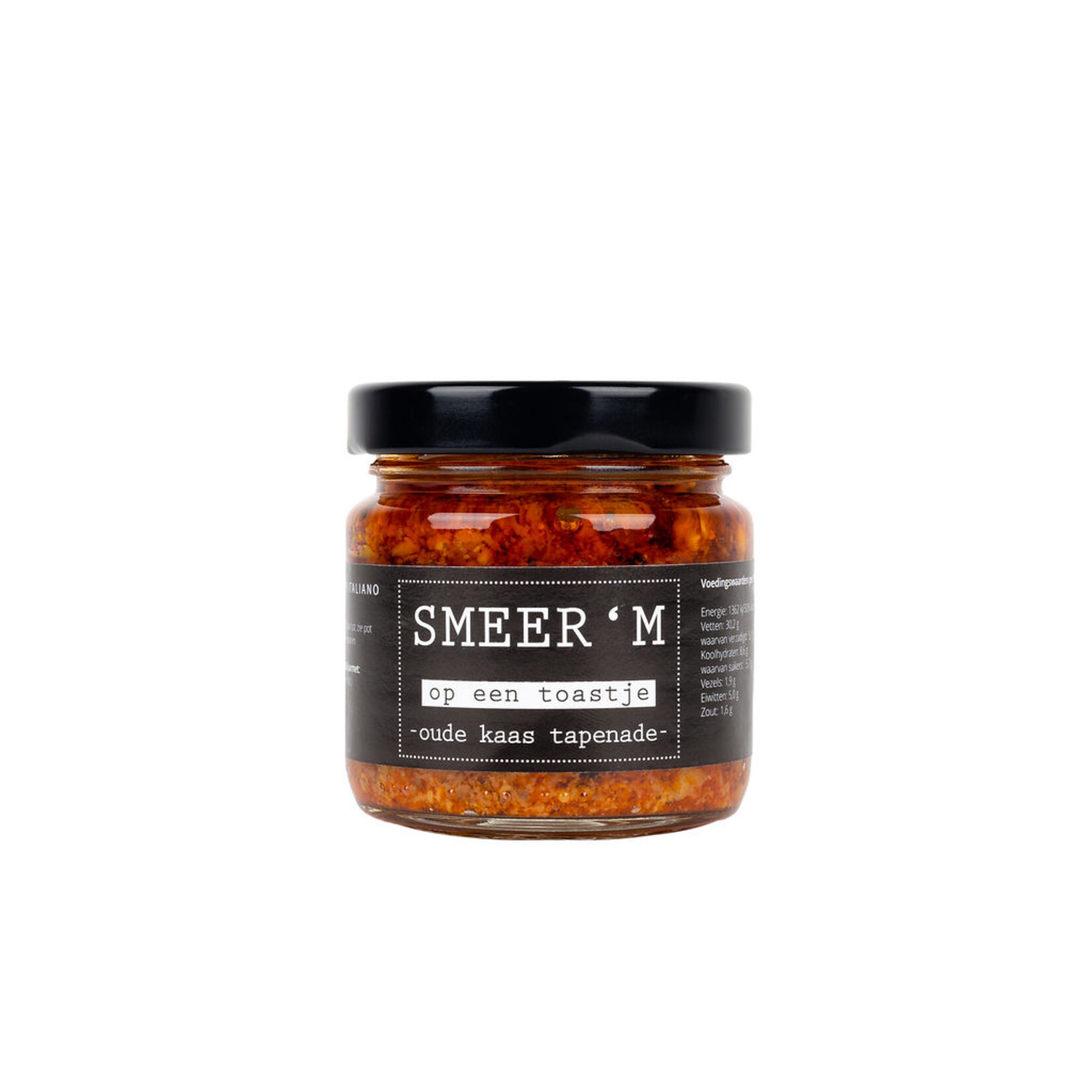 Flessenwerk Smeer 'm op een toastje - oude kaas tapenade