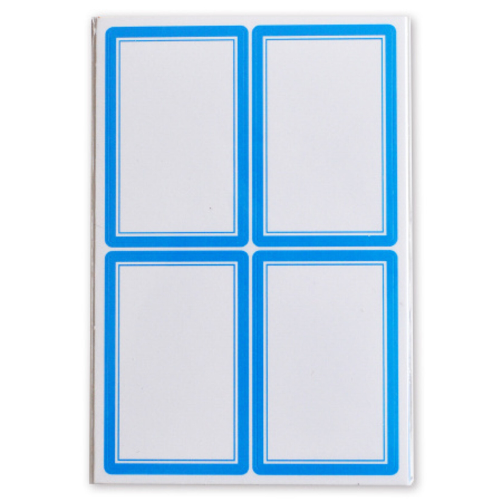 Soho Schooletiket blauwe rand 20 stuks