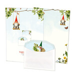 Briefpapier met enveloppen: Kabouter, Rien Poortvliet