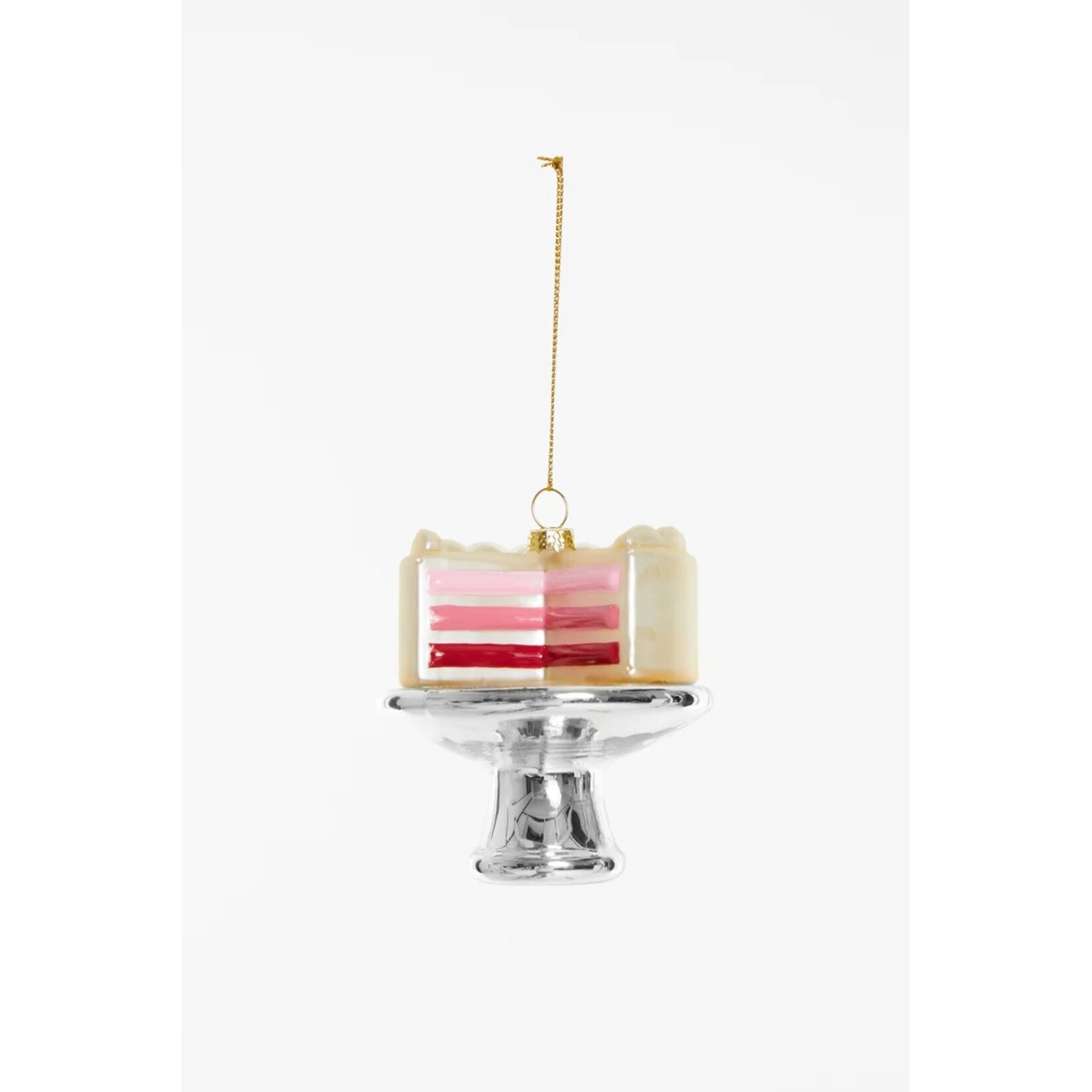 Yup in de boom Gender reveal taart roze Kerstornament